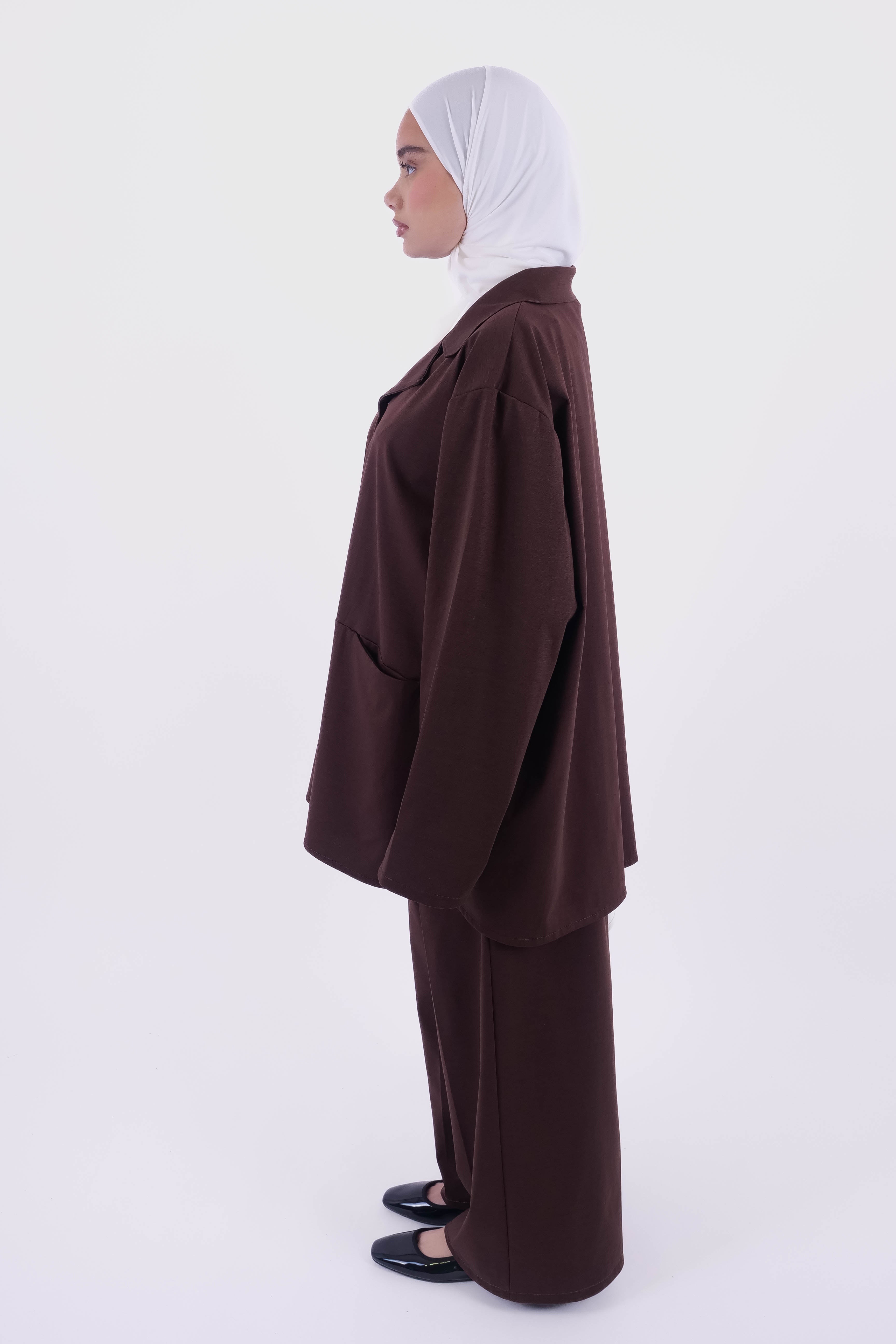 ENSEMBLE ZYRA OVERSIZE MARRON