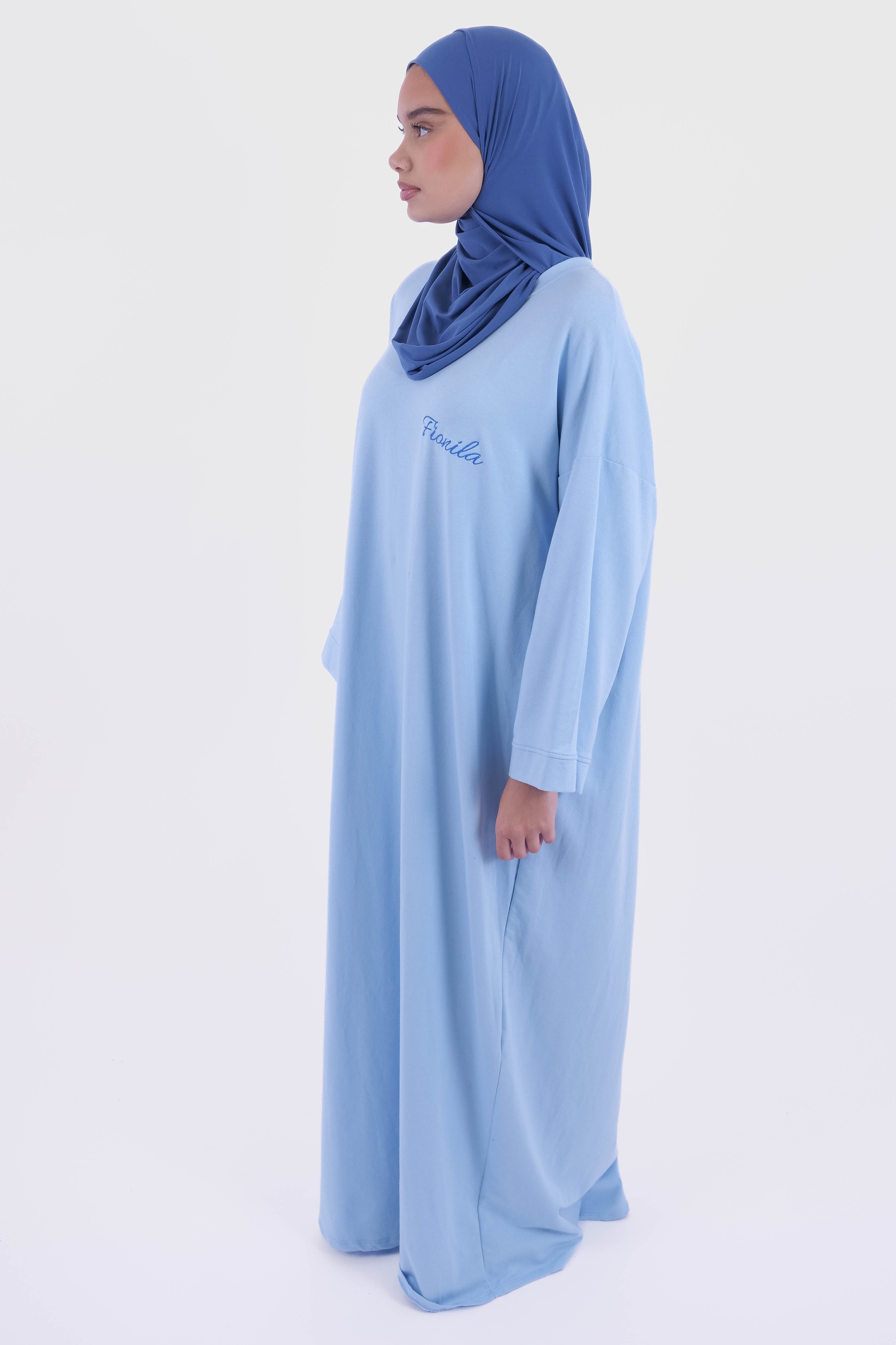 ROBE OVERSIZE BLEU
