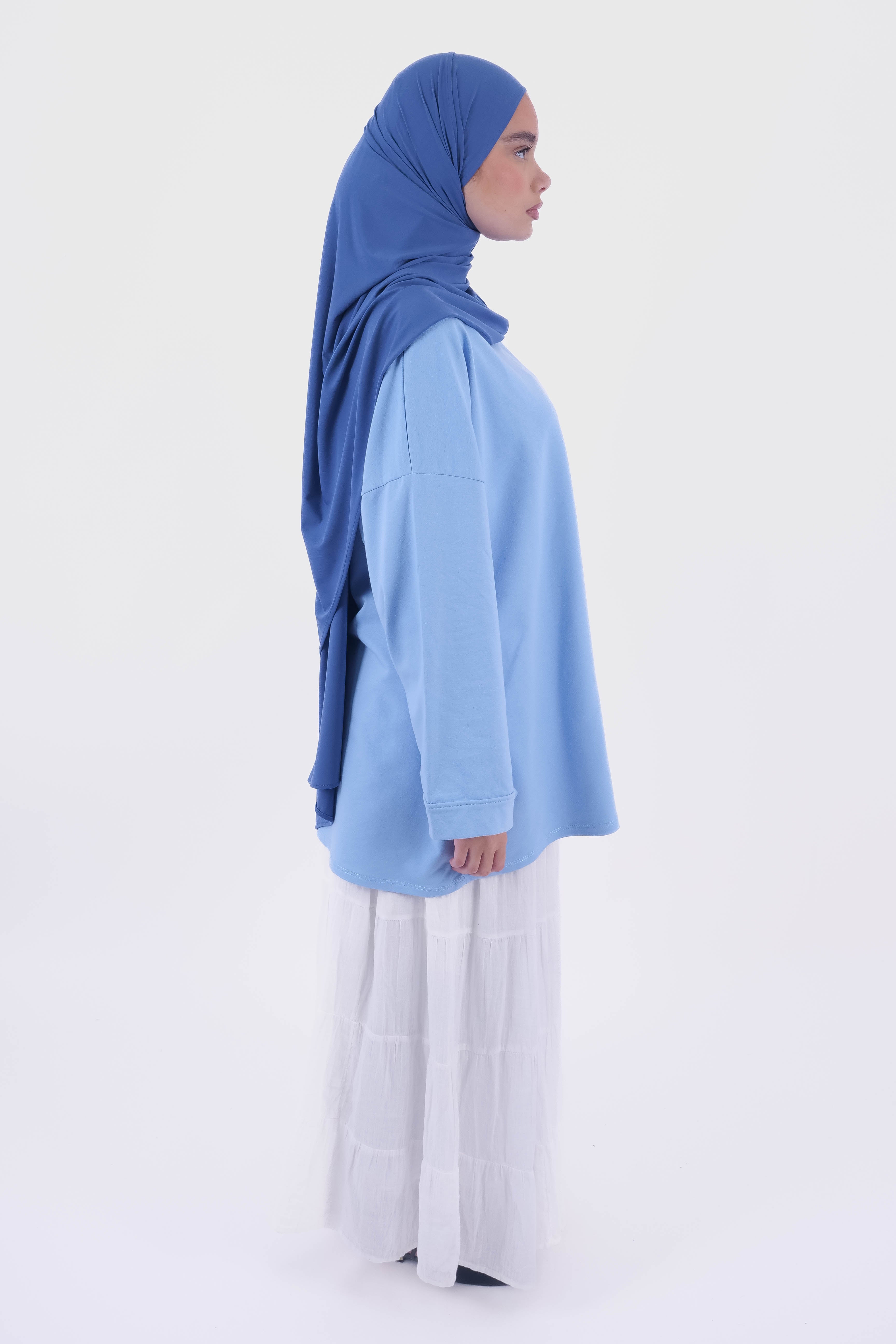 T-SHIRT OVERSIZE AQUA