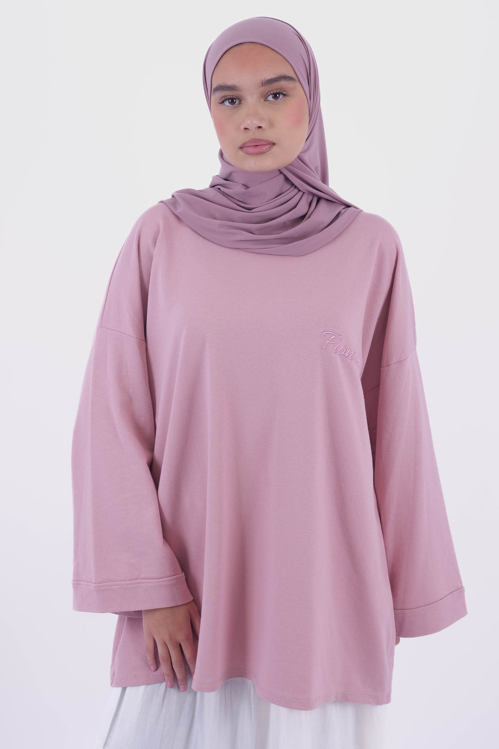 T-SHIRT OVERSIZE PASTEL PINK