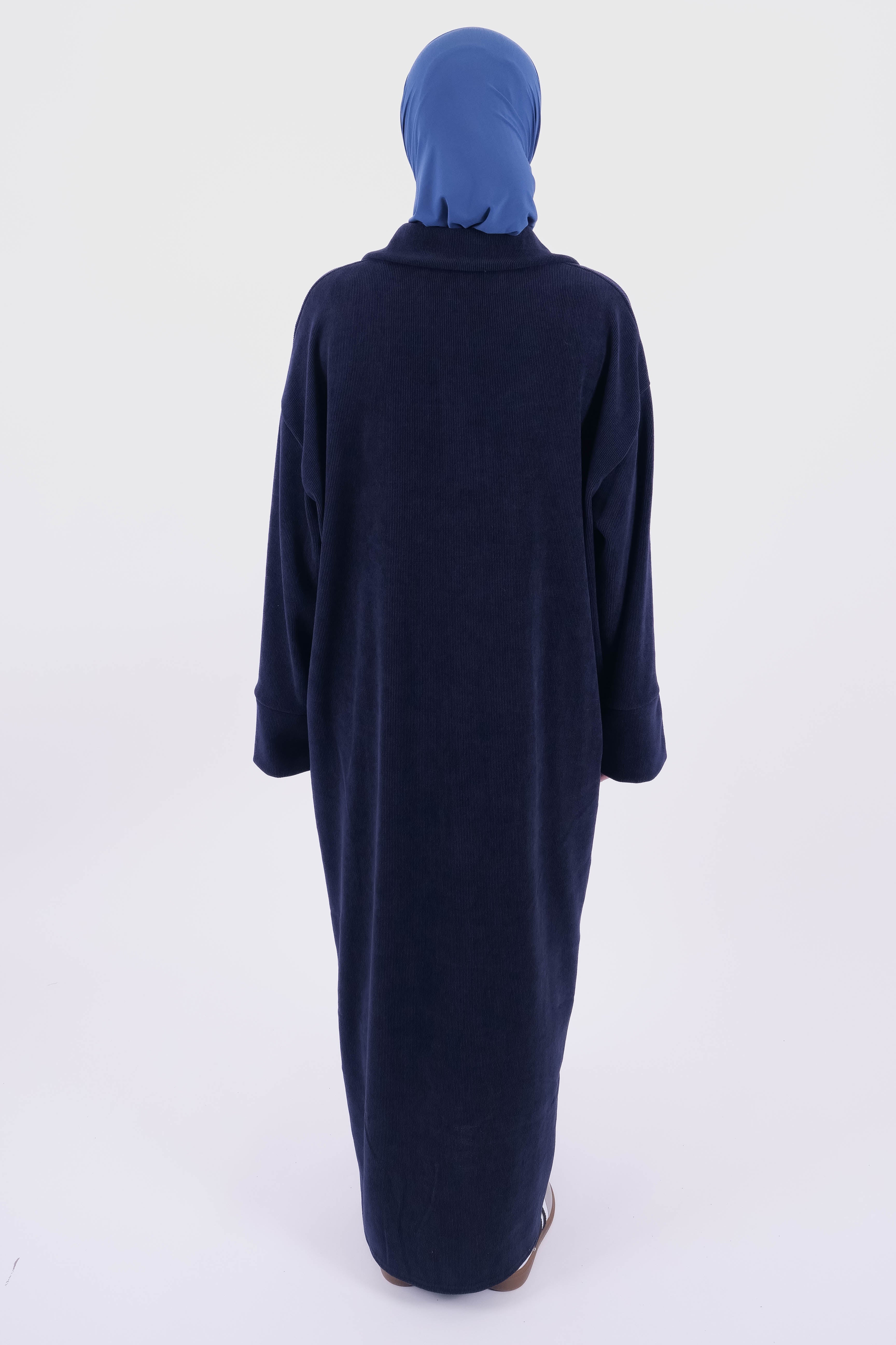 ROBE SELENA BLEU NUIT LOGO FIONILA