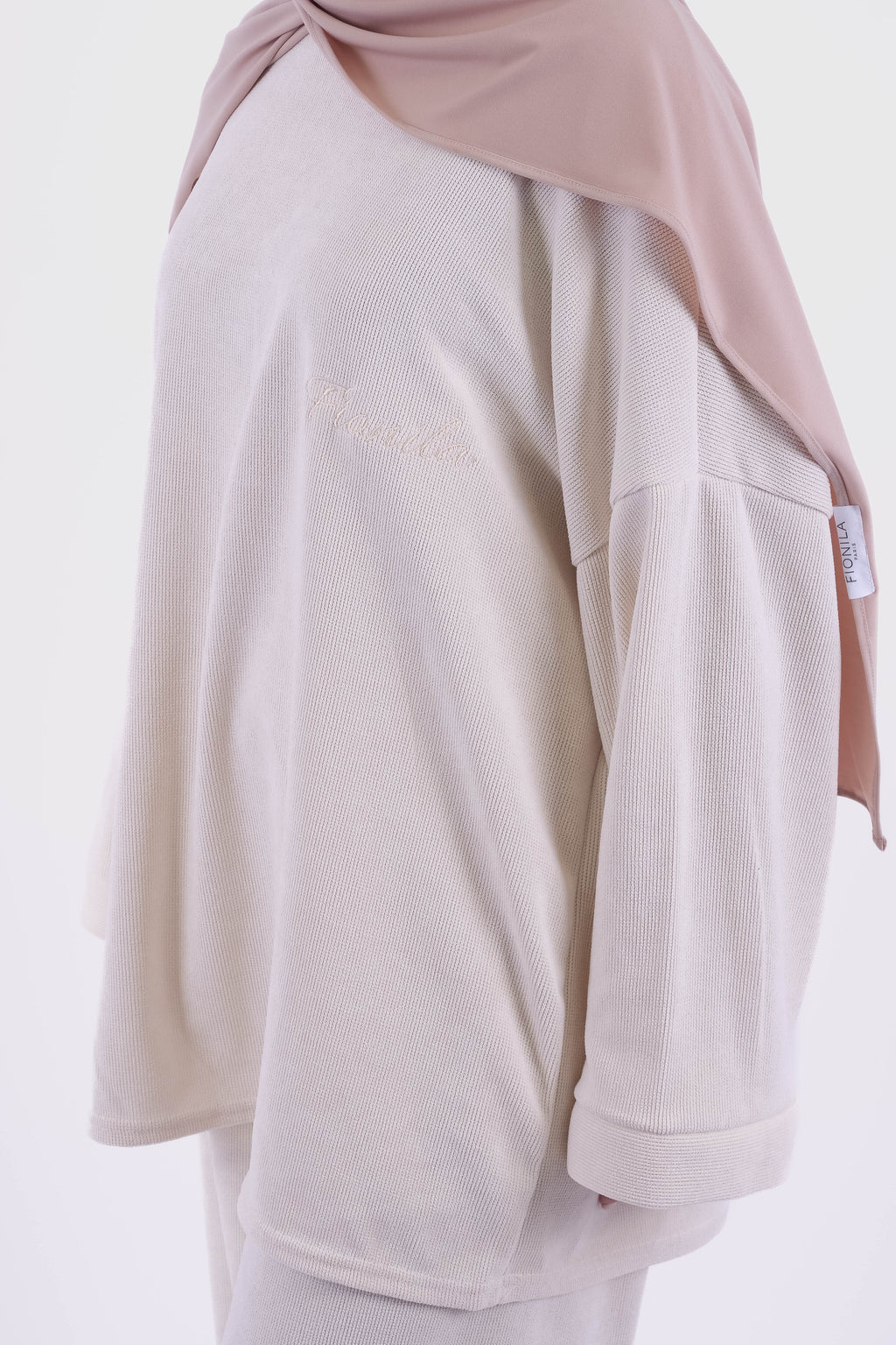 ENSEMBLE PANTALON CÔTELÉ MILK