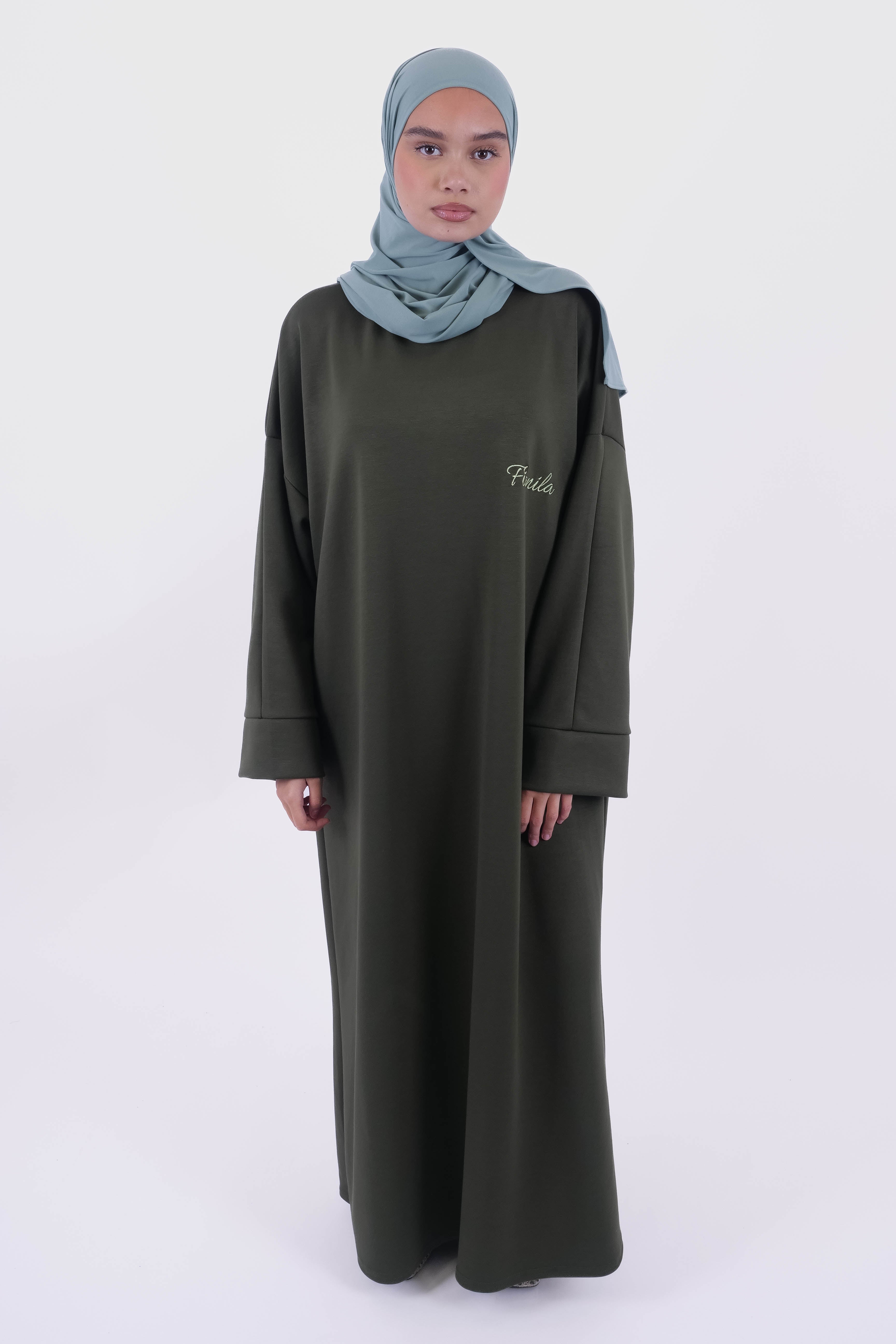 ROBE ESSENTIEL KAKI ELEGANT