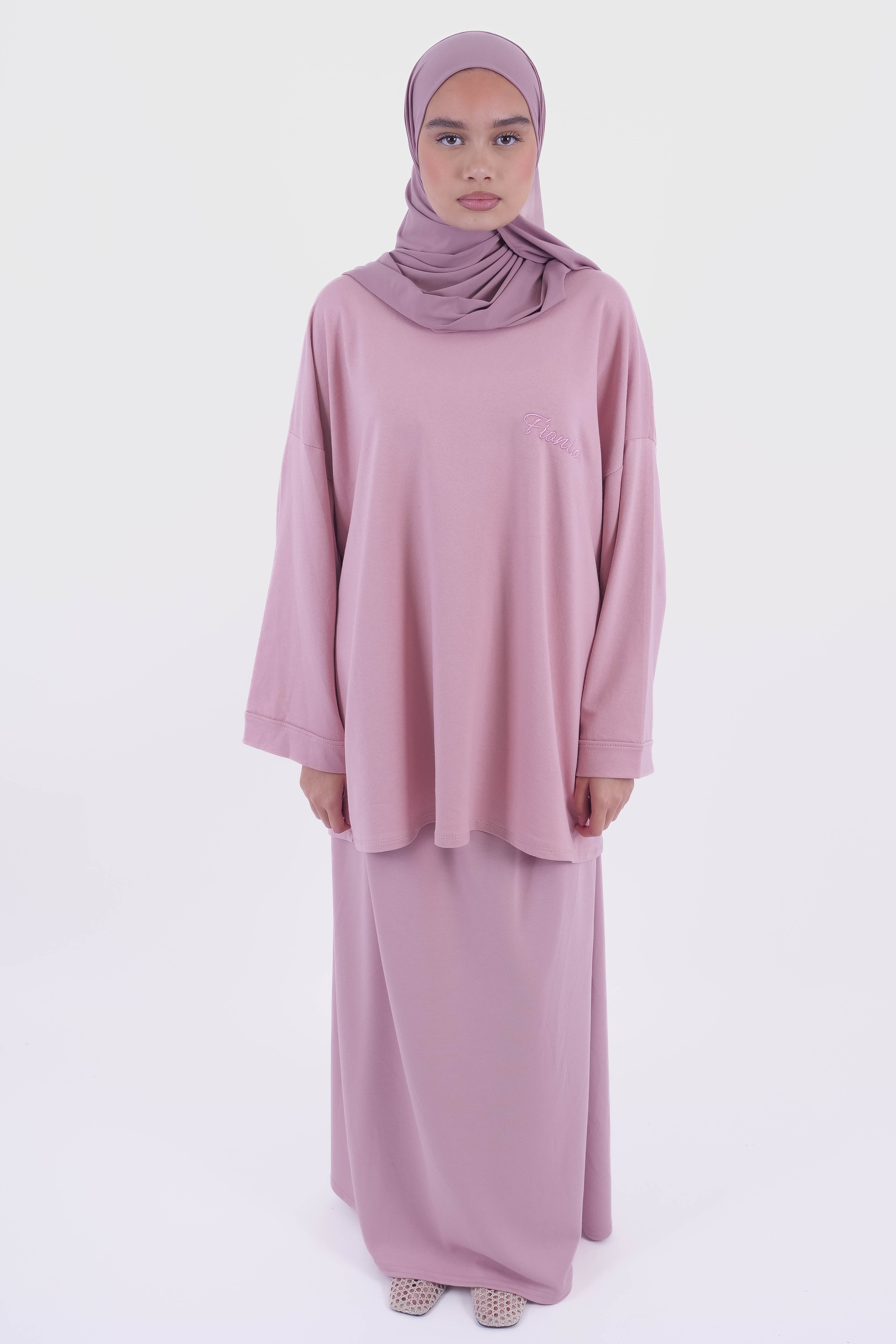 ENSEMBLE JUPE OVERSIZE PINK