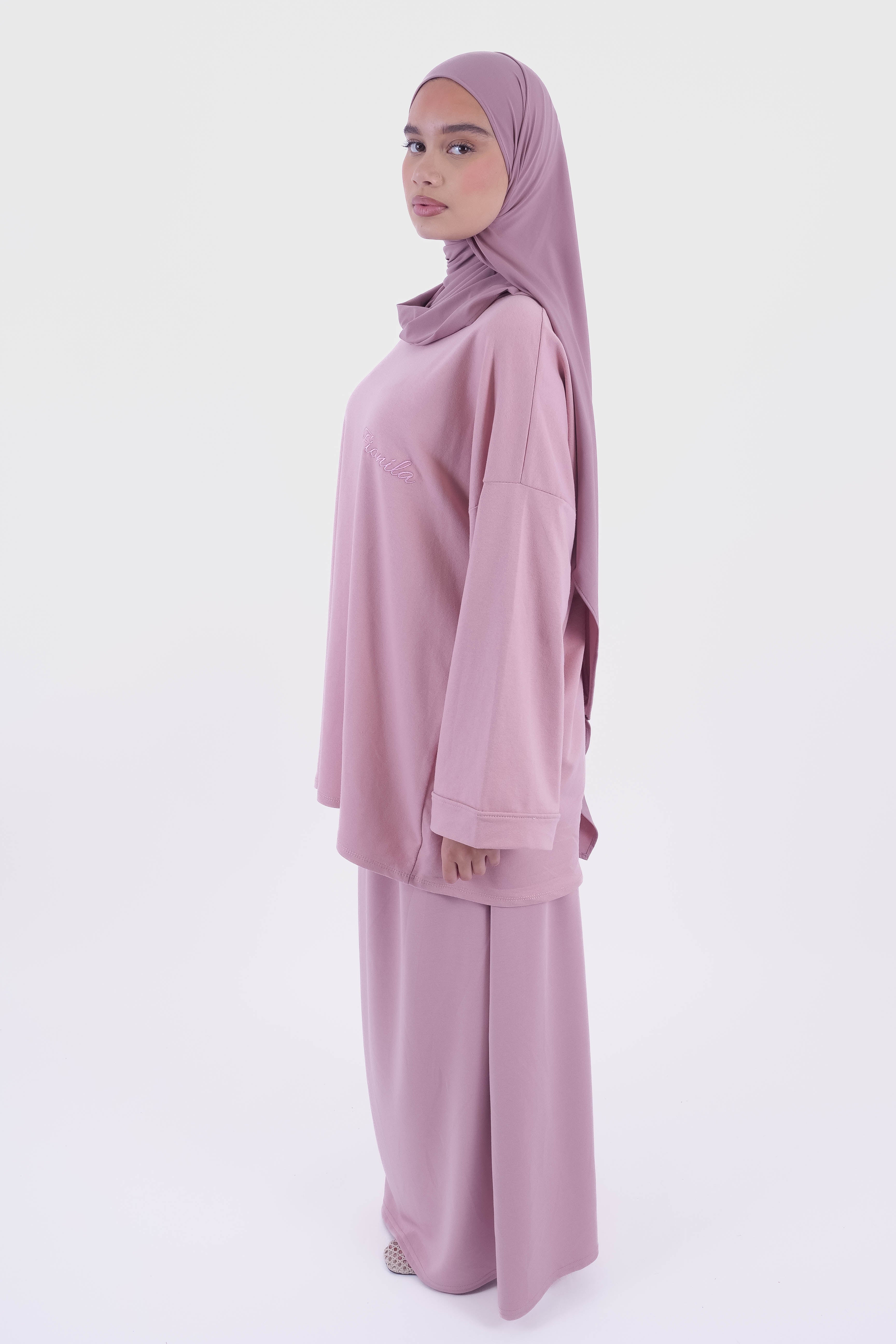 ENSEMBLE JUPE OVERSIZE PINK