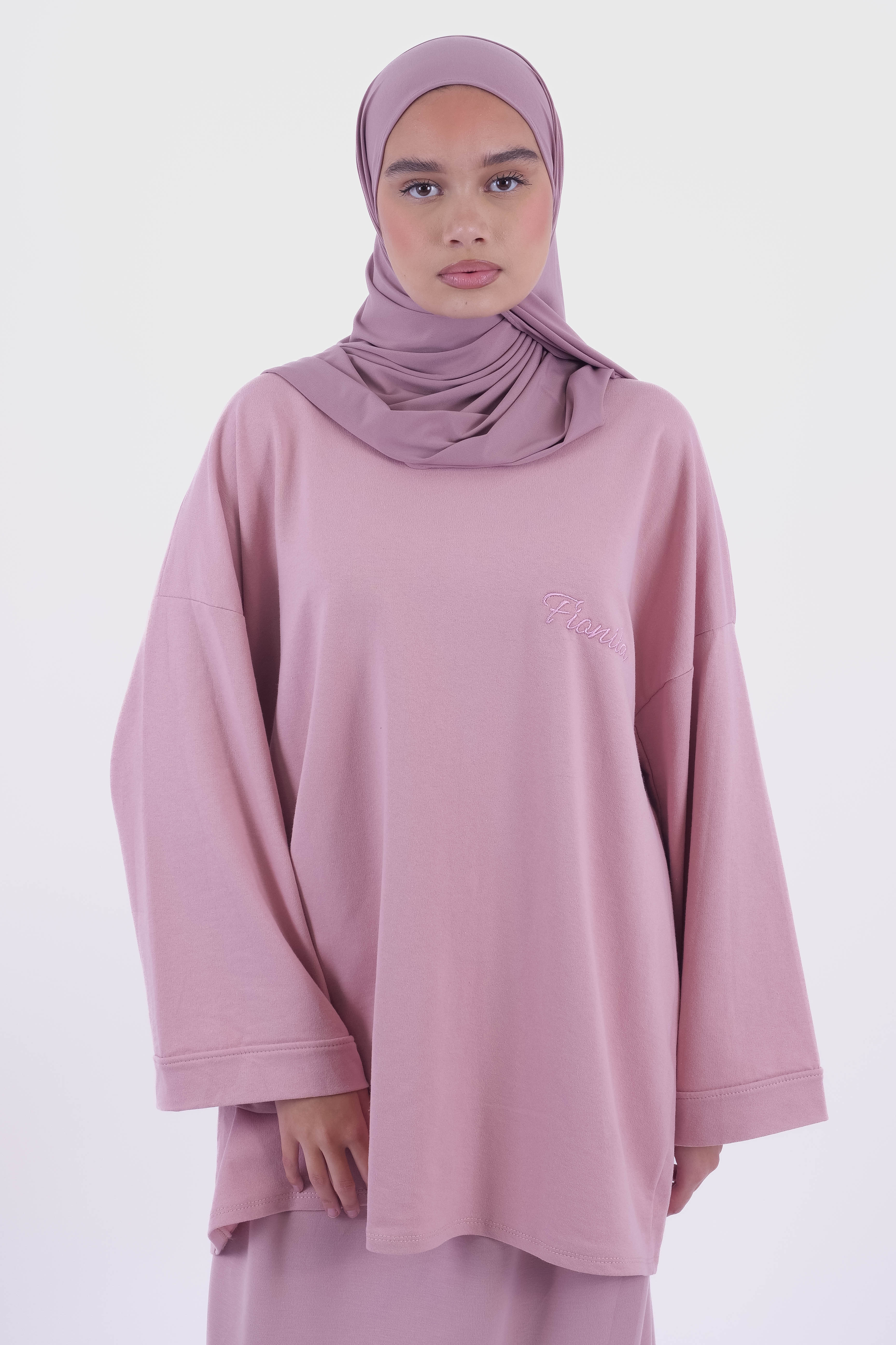 ENSEMBLE JUPE OVERSIZE PINK